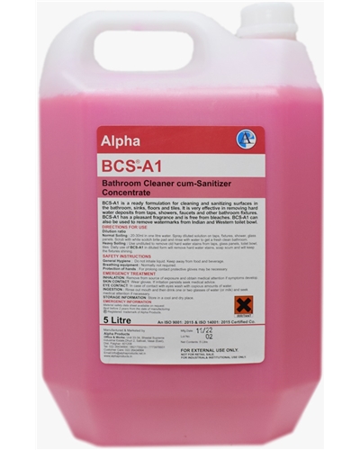  Bathroom Cleaner Cum Sanitizer Concentrate