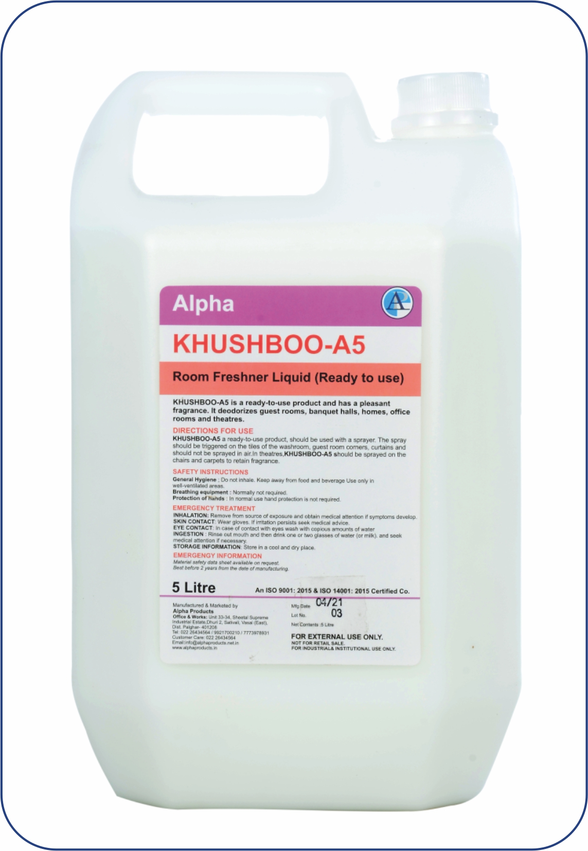  Liquid Room Freshener (Ready to use)